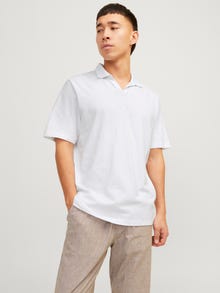 Jack & Jones Einfarbig Polo T-shirt -White - 12246712