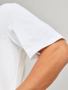 Jack & Jones Yksivärinen Polo T-shirt -White - 12246712