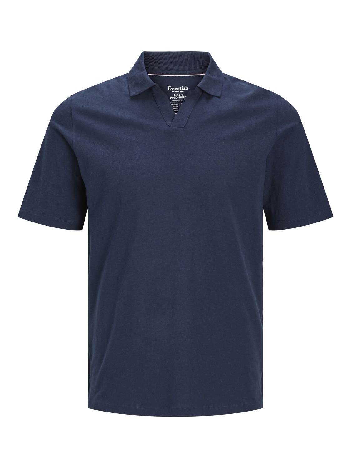 Jack & Jones Enfärgat Polo T-shirt -Navy Blazer - 12246712