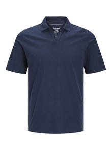 Jack & Jones Plain Polo T-shirt -Navy Blazer - 12246712