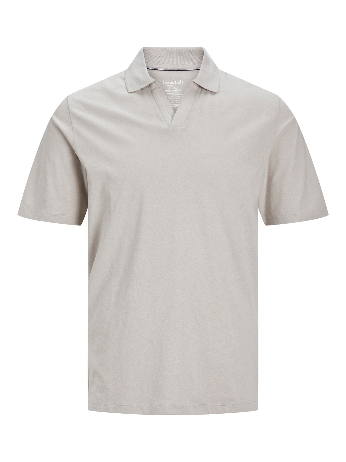 Jack & Jones Bez vzoru Polo límec Tričko -Crockery - 12246712