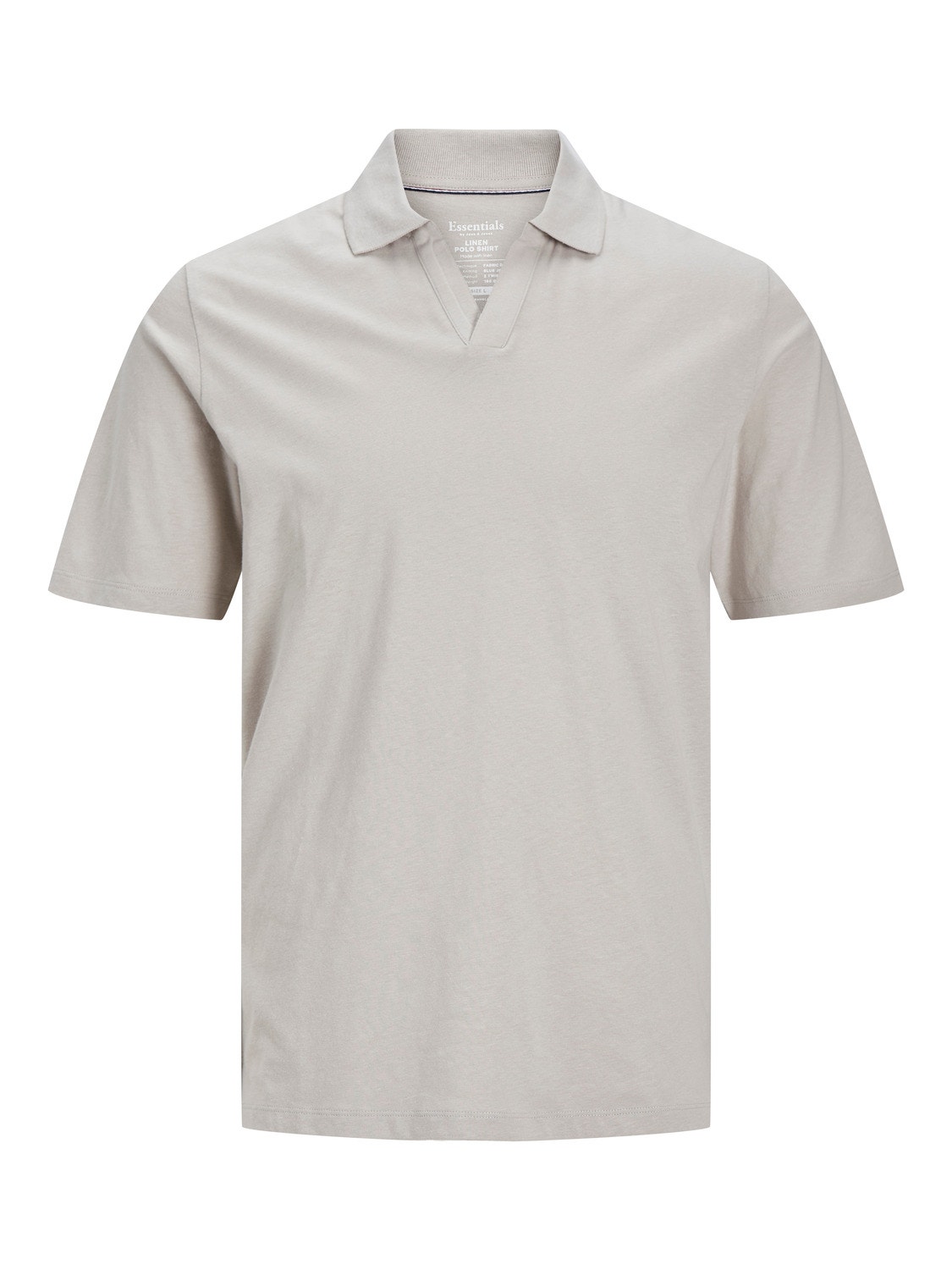 Jack & Jones Einfarbig Polo T-shirt -Crockery - 12246712