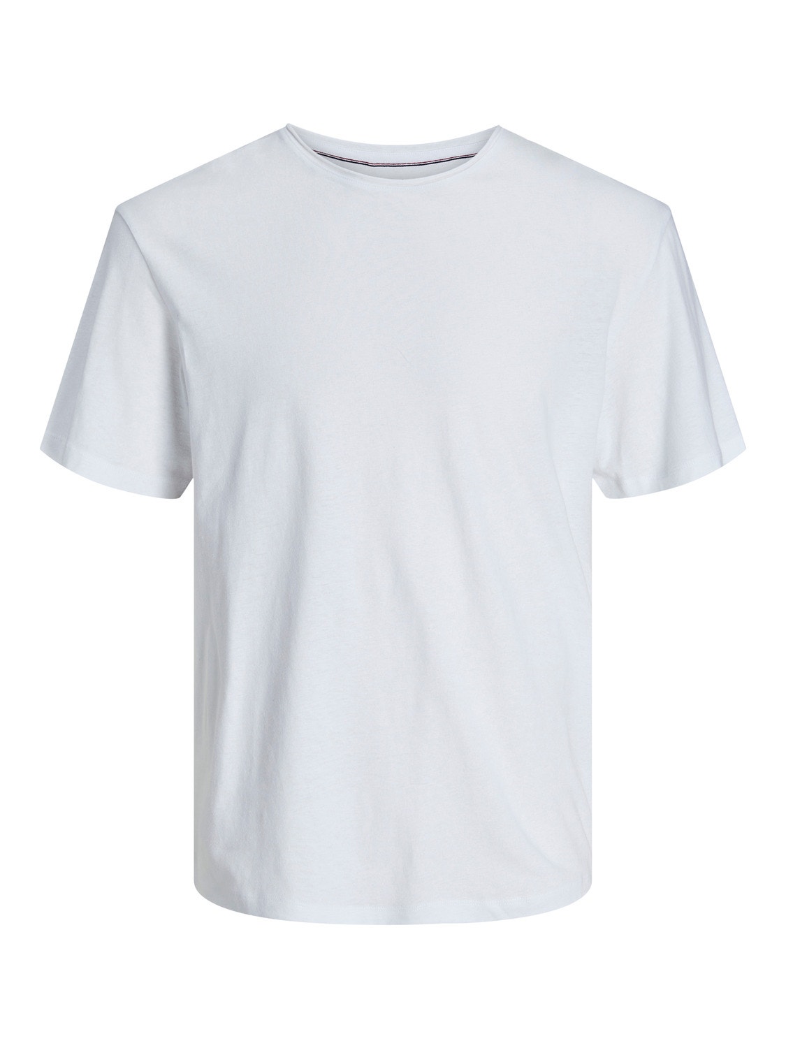 Jack & Jones Einfarbig Rundhals T-shirt -White - 12246718