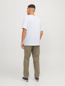 Jack & Jones Sima Környak Trikó -White - 12246718