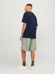 Jack & Jones Enfärgat Rundringning T-shirt -Navy Blazer - 12246718