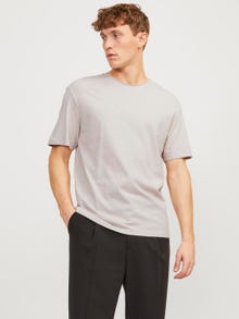 Jack & Jones Effen Ronde hals T-shirt -Crockery - 12246718