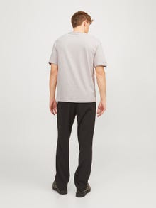 Jack & Jones T-shirt Liso Decote Redondo -Crockery - 12246718