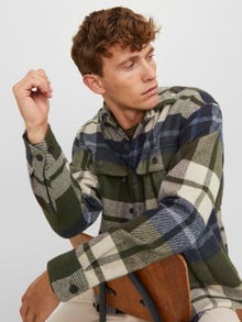 Jack & Jones Relaxed Fit Overshirt -Green Gables - 12246732