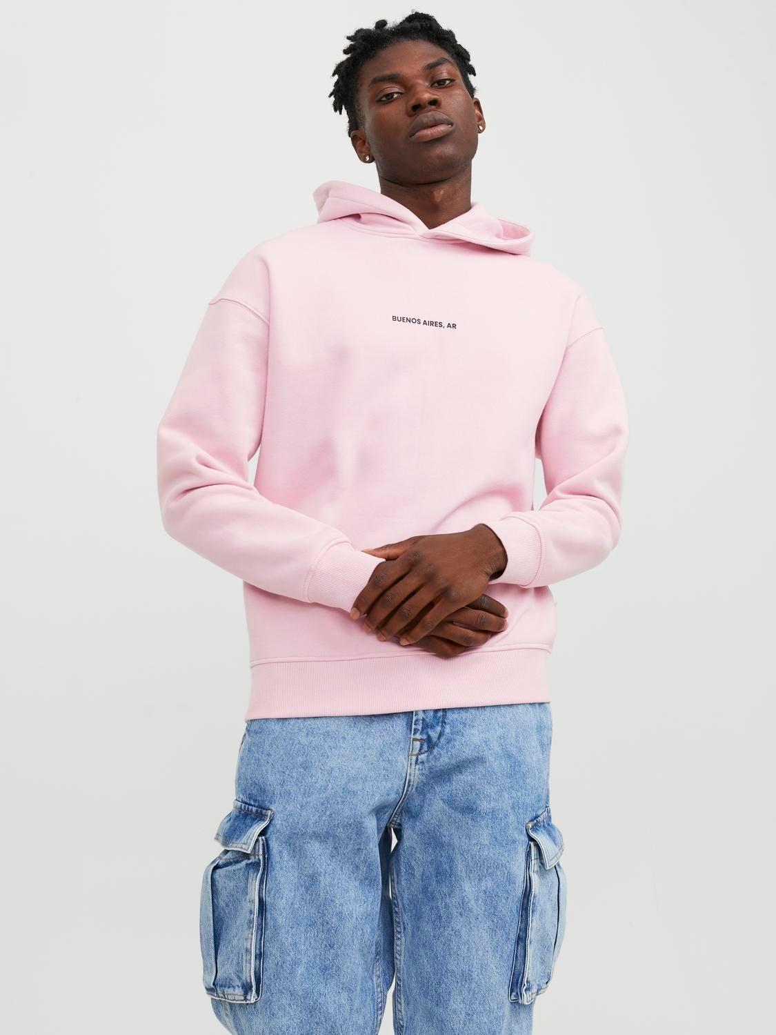 Sweat À Capuche Imprimé - Jack & Jones - Modalova