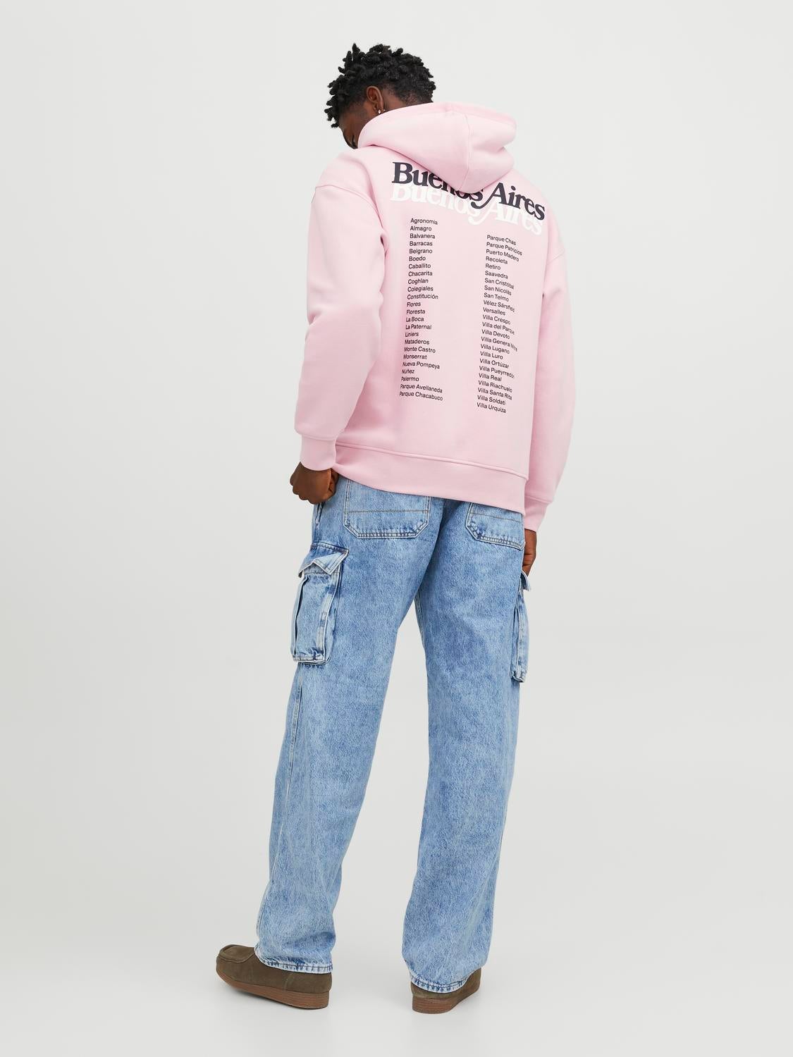 Mens pink hoodie online outfit