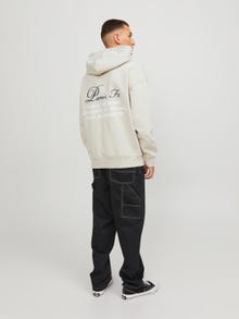 Jack & Jones Gedrukt Hoodie -Moonbeam - 12246799