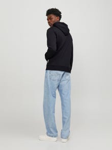 Jack & Jones Nyomott mintás Kapucnis felső -Black - 12246802