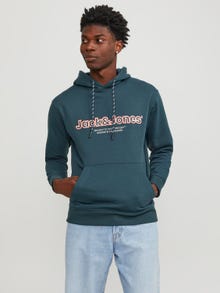 Jack & Jones Nyomott mintás Kapucnis felső -Magical Forest - 12246802