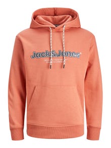 Jack & Jones Nyomott mintás Kapucnis felső -Ginger - 12246802