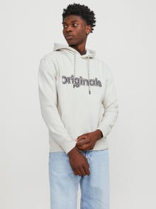 Jack & Jones Nyomott mintás Kapucnis felső -Moonbeam - 12246802