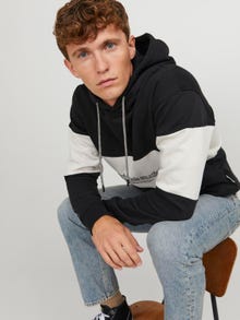 Jack & Jones Sudadera con capucha Estampado -Black - 12246802