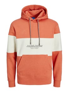 Jack & Jones Nyomott mintás Kapucnis felső -Ginger - 12246802