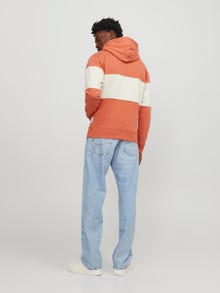 Jack & Jones Nyomott mintás Kapucnis felső -Ginger - 12246802