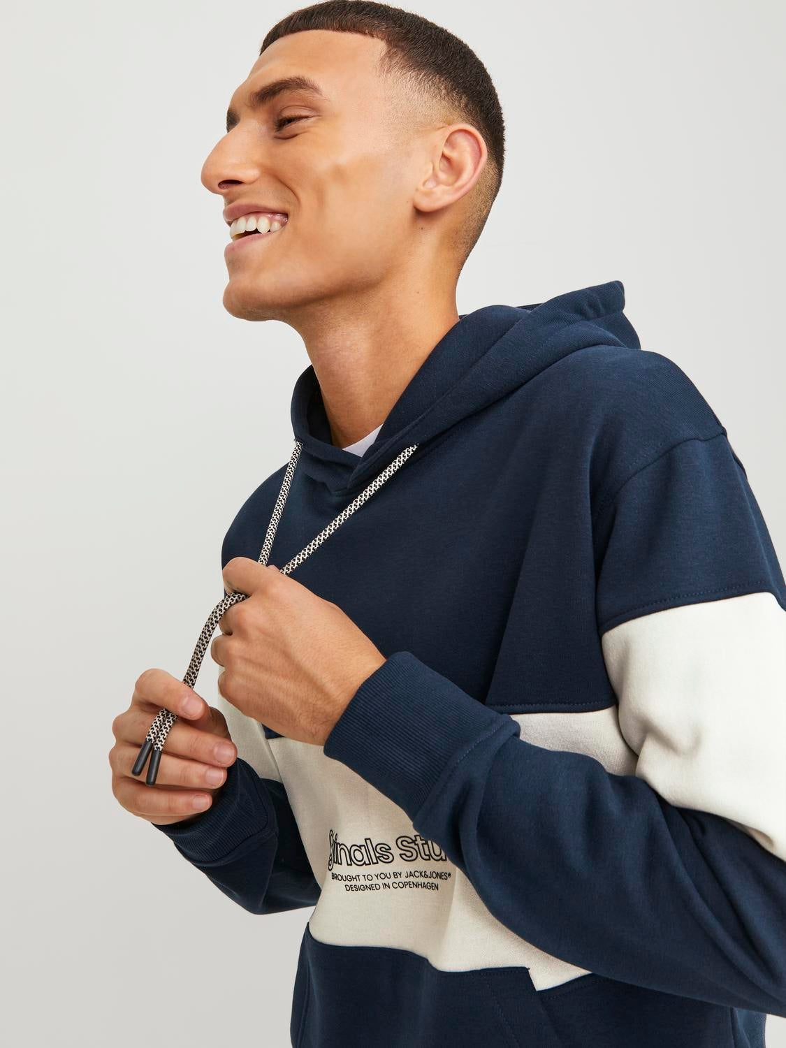 Jack and jones online hoodie sale