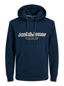 Jack & Jones Felpa con cappuccio Stampato -Sky Captain - 12246802