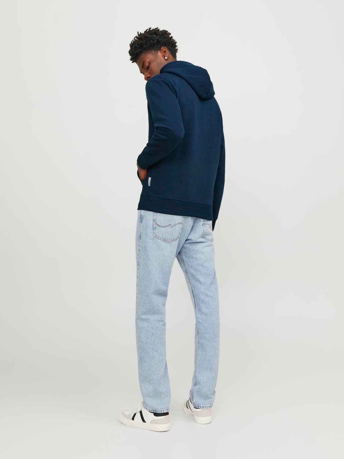 Jack & Jones Felpa con cappuccio Stampato -Sky Captain - 12246802