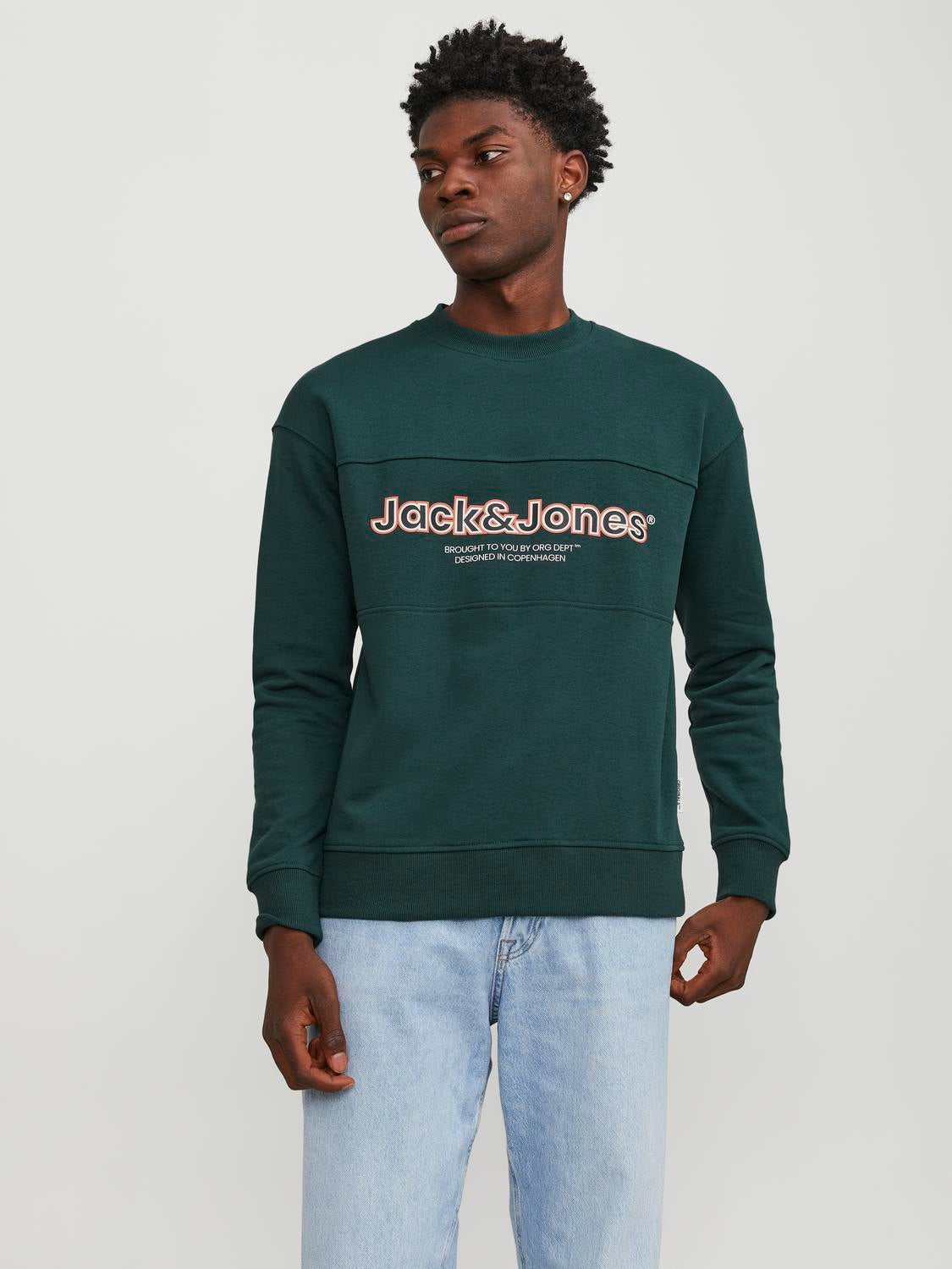 Jack & jones 2025 crew neck sweatshirt