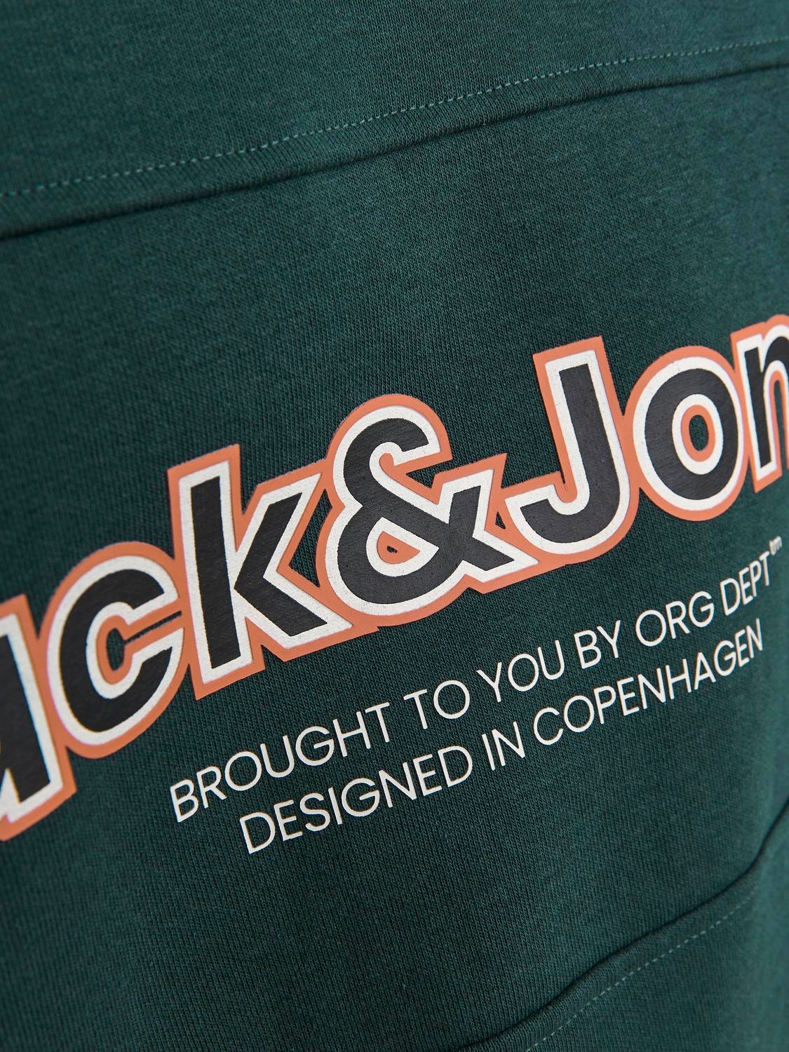 Jack & Jones Nyomott mintás Személyzeti nyakú pulóver -Magical Forest - 12246804
