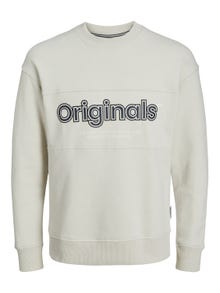 Jack & Jones Bedrukt Sweatshirt met ronde hals -Moonbeam - 12246804