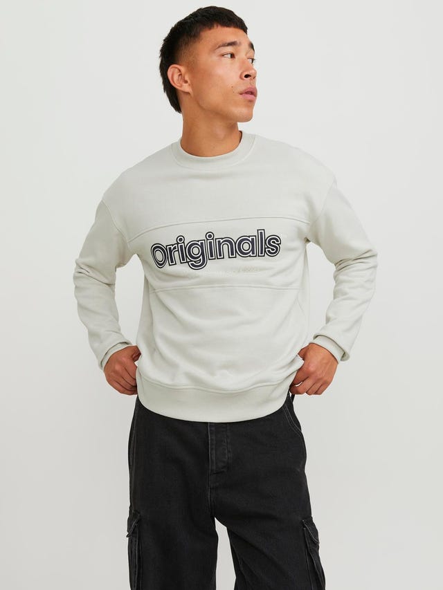 Jack & Jones Tryck Crewneck tröja - 12246804