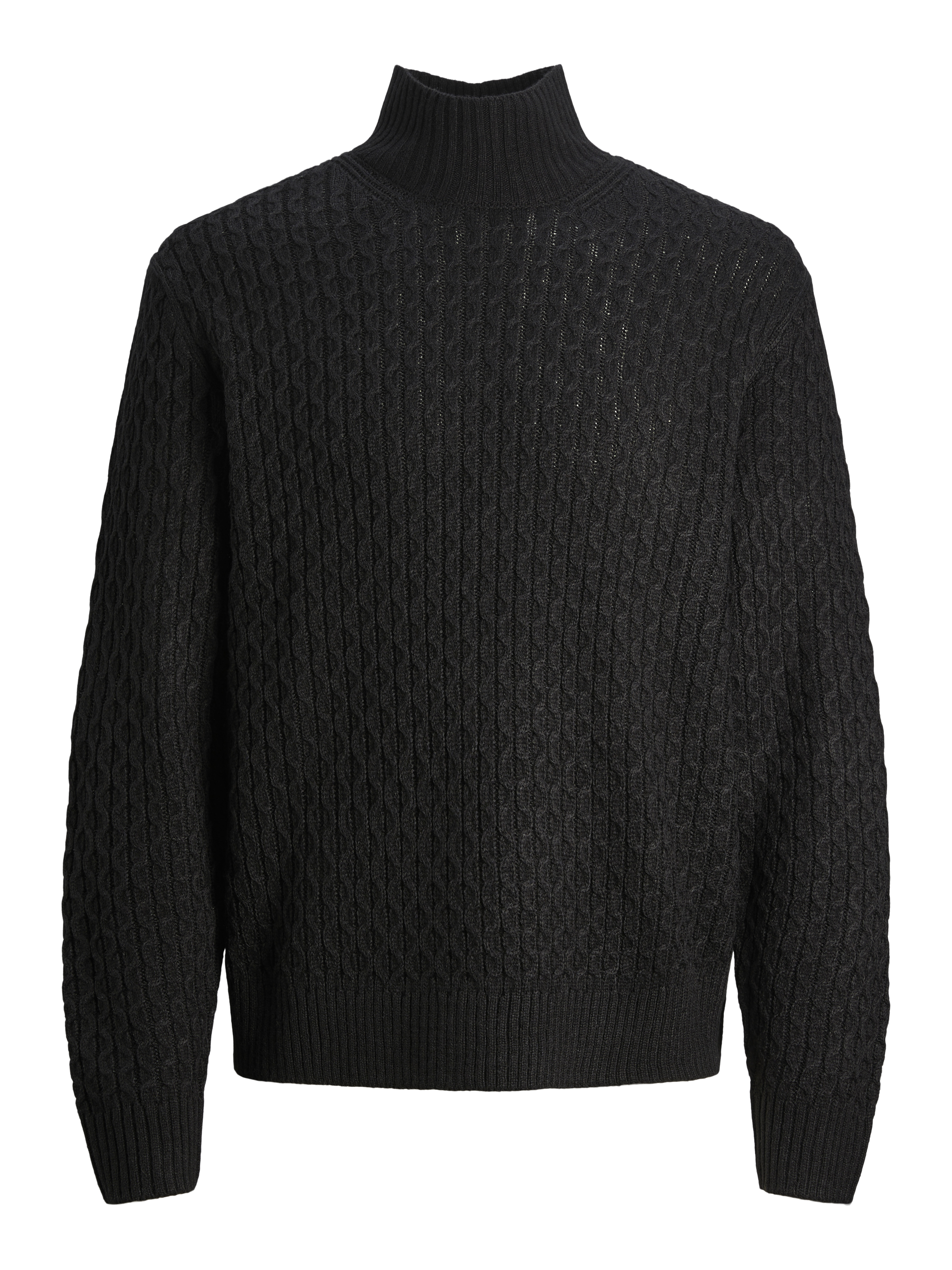 Plain black pullover shop