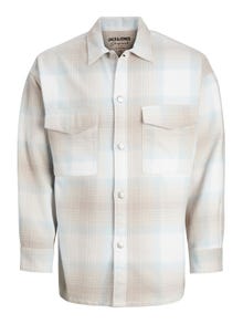 Jack & Jones Wide Fit Převlékací košile -Cloud Dancer - 12246825