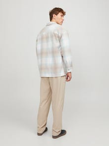 Jack & Jones Wide Fit Převlékací košile -Cloud Dancer - 12246825