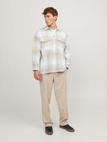 Jack & Jones Wide Fit Převlékací košile -Cloud Dancer - 12246825