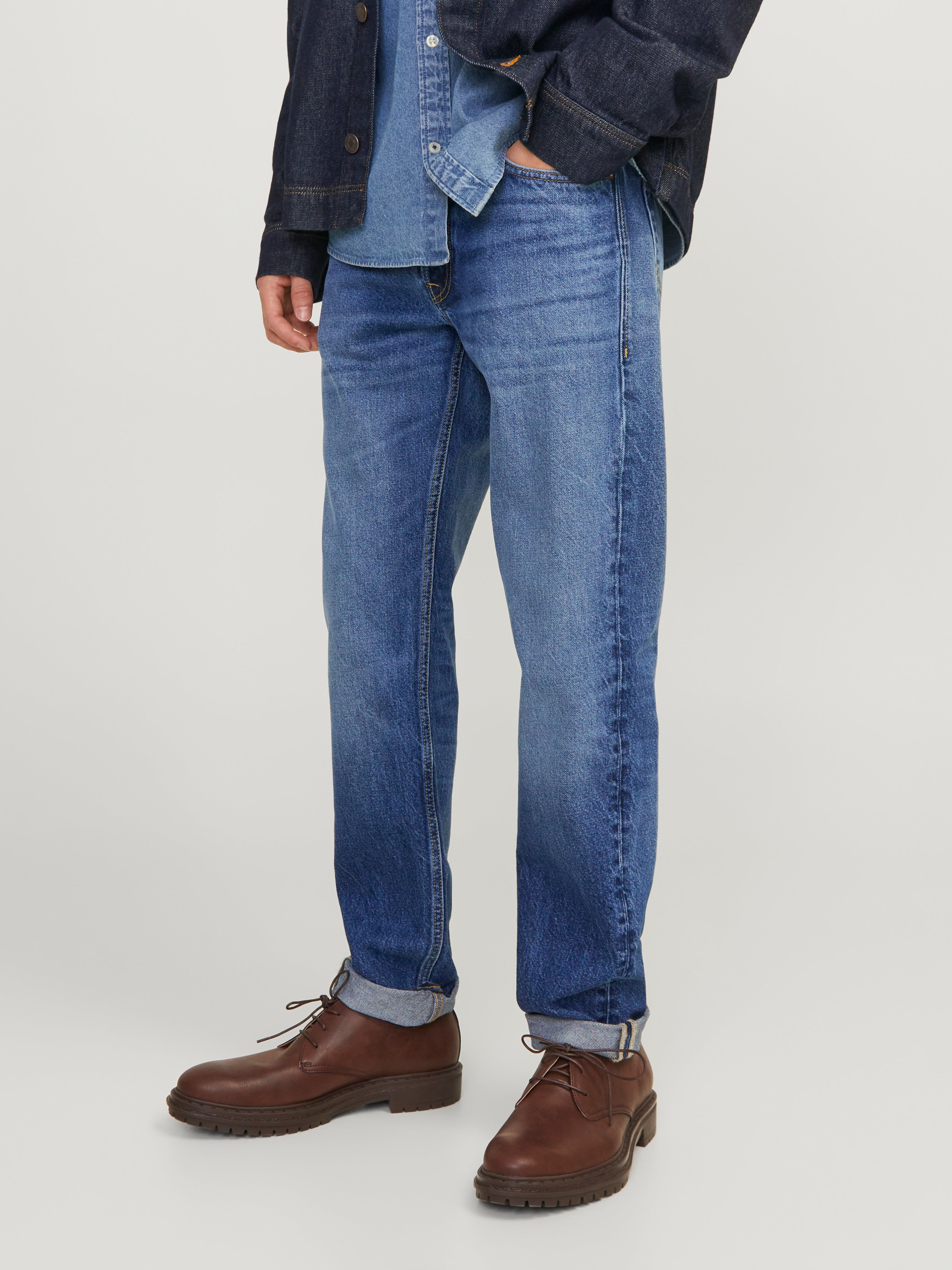Jjimike Jjcole Cj 576 Tapered Fit Jeans