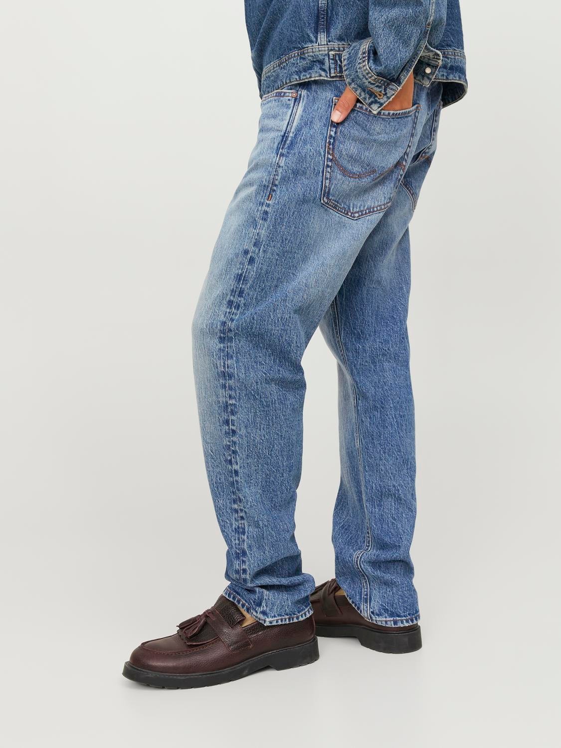 Jack & Jones JJIMIKE JJORIGINAL CB 231 BF Tapered fit farmer -Blue Denim - 12246903