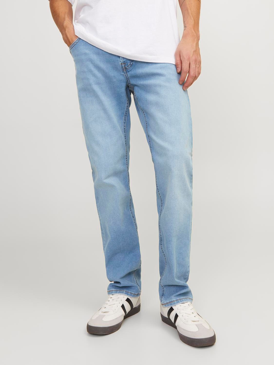 Jack & Jones JJIMIKE JJORIGINAL SQ 330 Tapered fit Džinsai -Blue Denim - 12246916