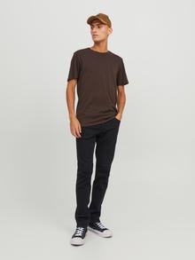 Jack & Jones JJIGLENN JJORIGINAL SQ 356 Slim fit Džinsai -Black Denim - 12246949