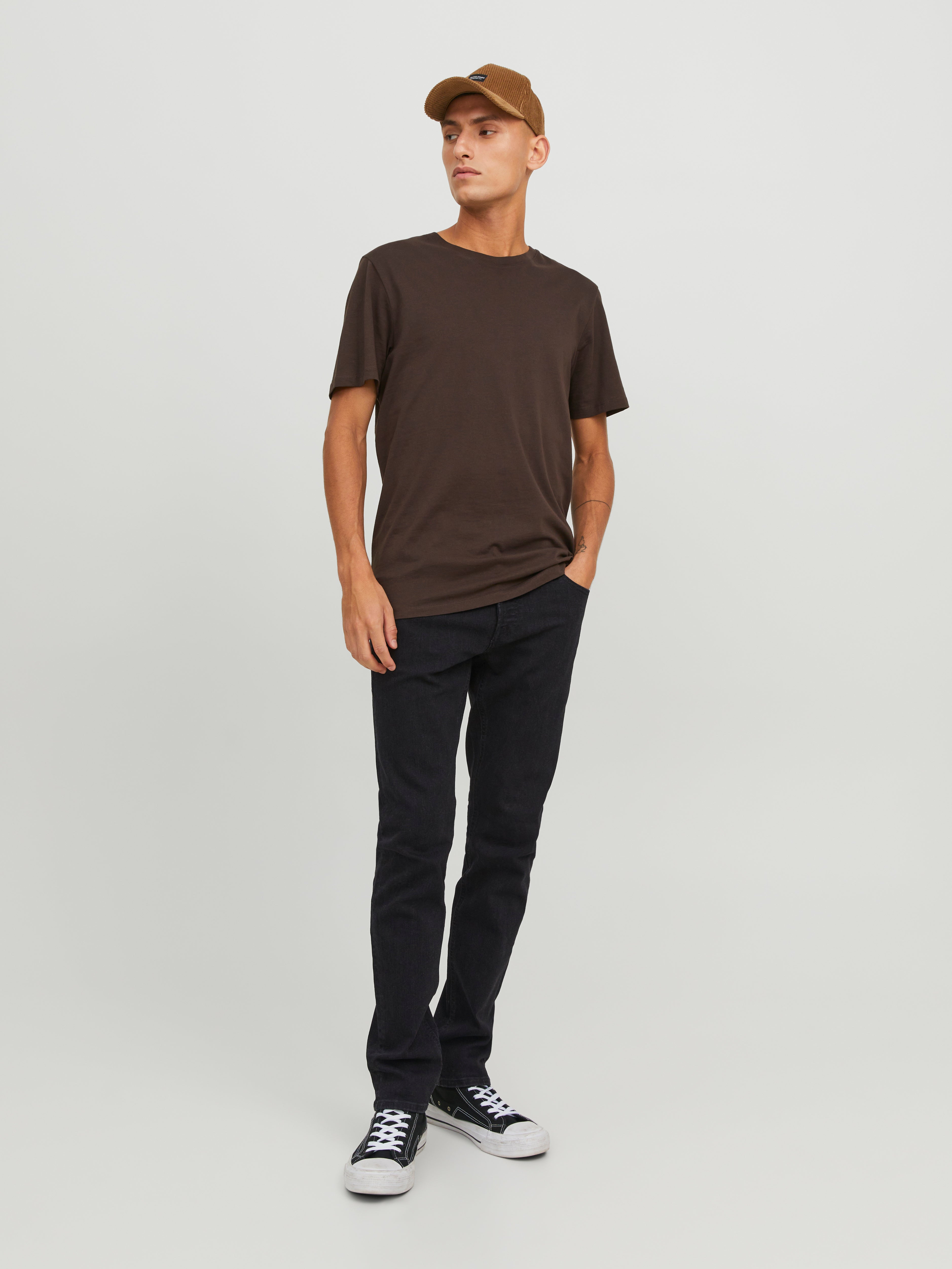 Jack & Jones JJIGLENN JJORIGINAL SQ 356 Slim fit Teksad -Black Denim - 12246949