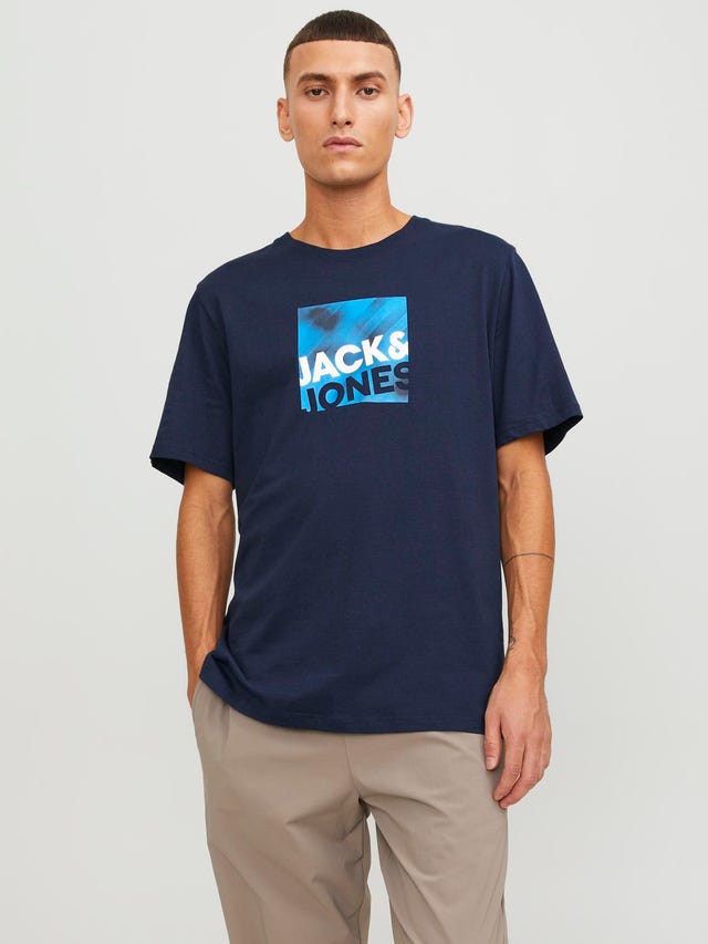 Jack & Jones Logo Rundhals T-shirt - 12246992