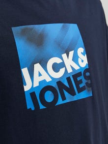 Jack & Jones Logo Crew neck T-shirt -Navy Blazer - 12246992