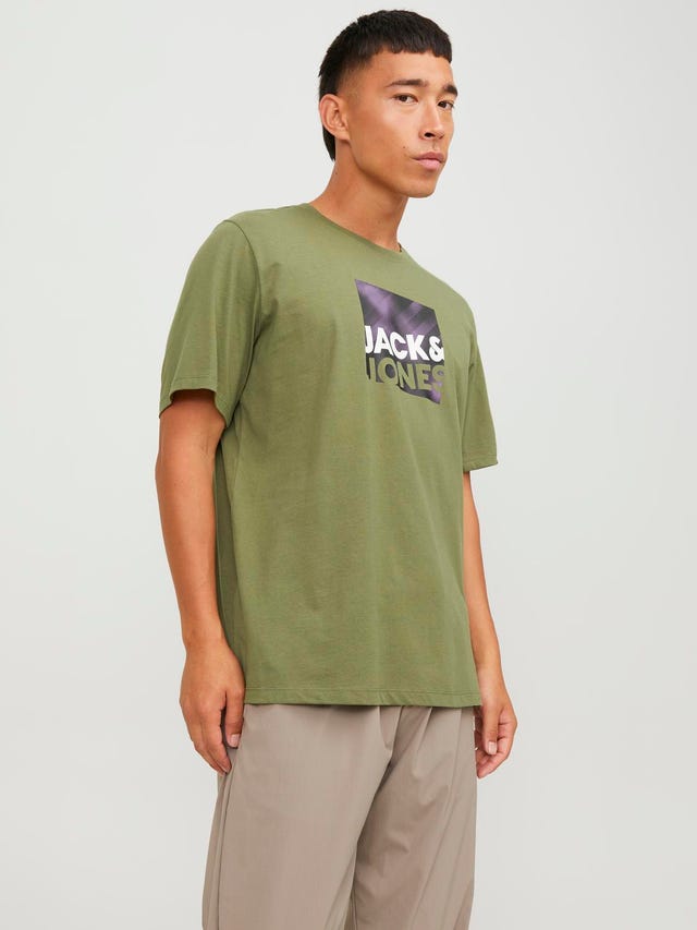 Jack & Jones Logó Környak Trikó - 12246992