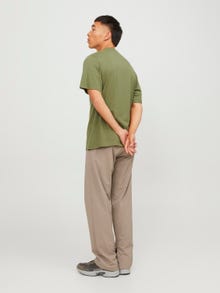 Jack & Jones Logó Környak Trikó -Olive Branch - 12246992