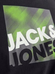 Jack & Jones Z logo Okrągły dekolt T-shirt -Black - 12246992