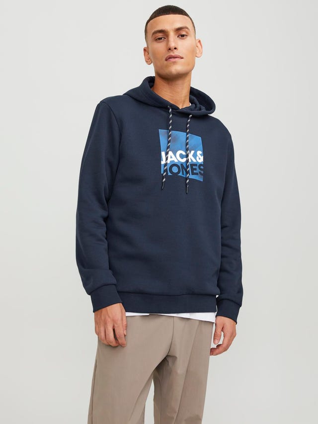 Jack & Jones Hoodie Logo - 12246994