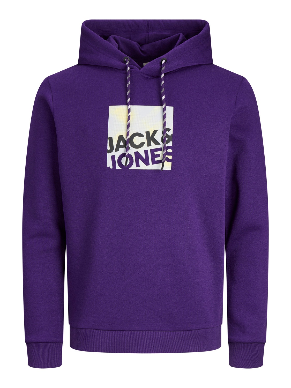 Jack & Jones Logo Hættetrøje -Violet Indigo - 12246994