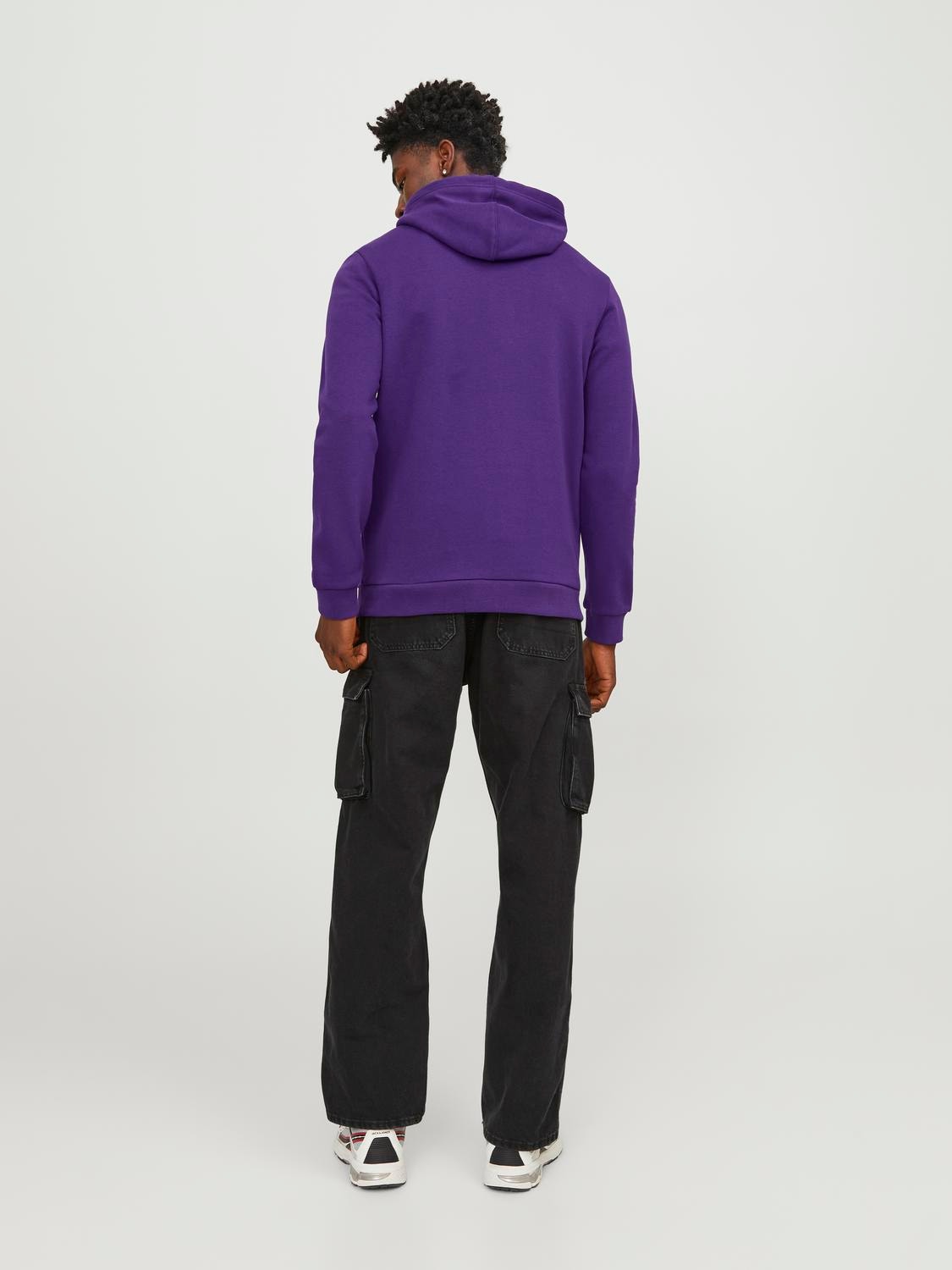 Jack & Jones Hoodie Logo -Violet Indigo - 12246994