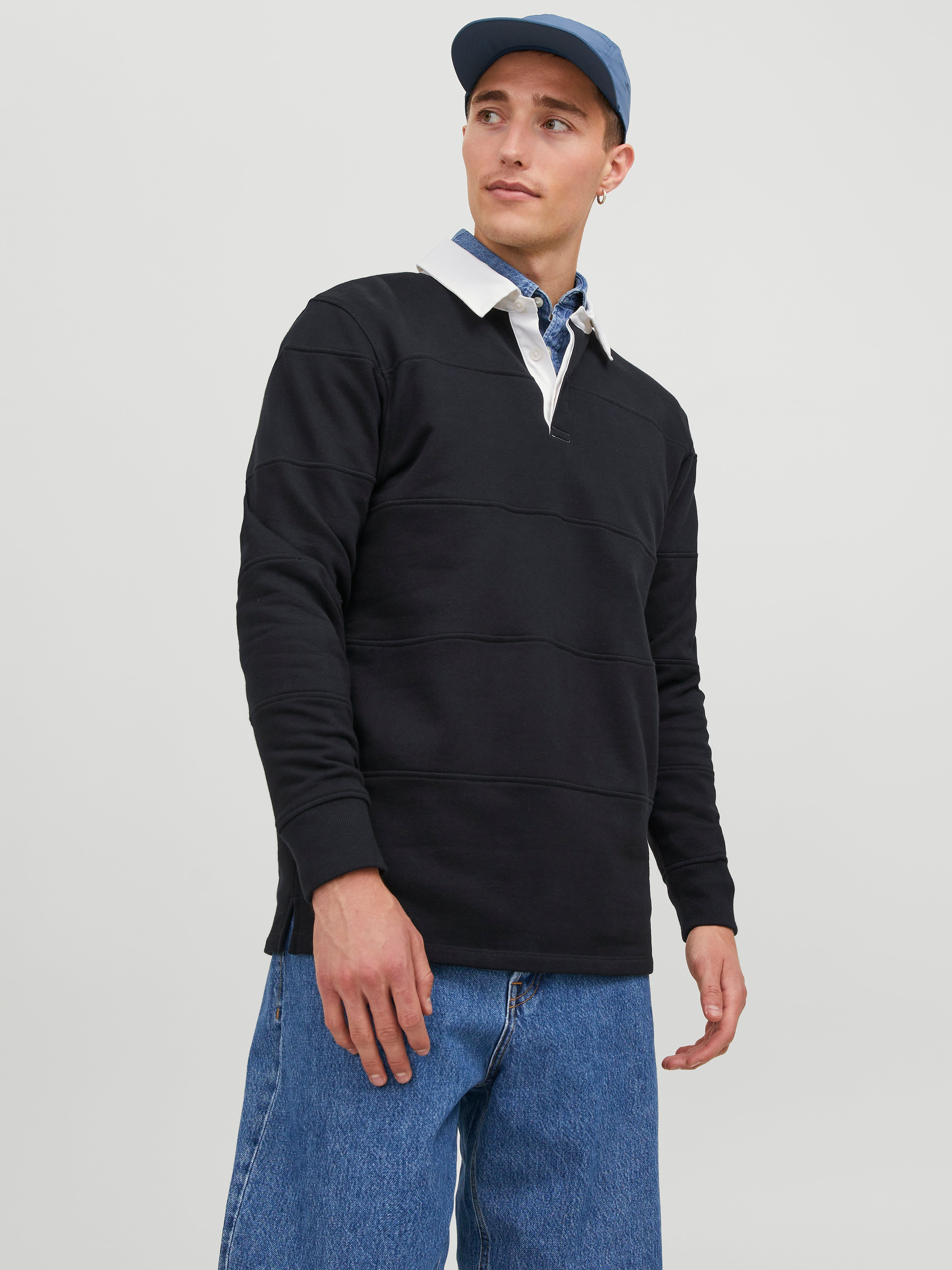 Jack & Jones Enfärgat Crewneck tröja - 12247021