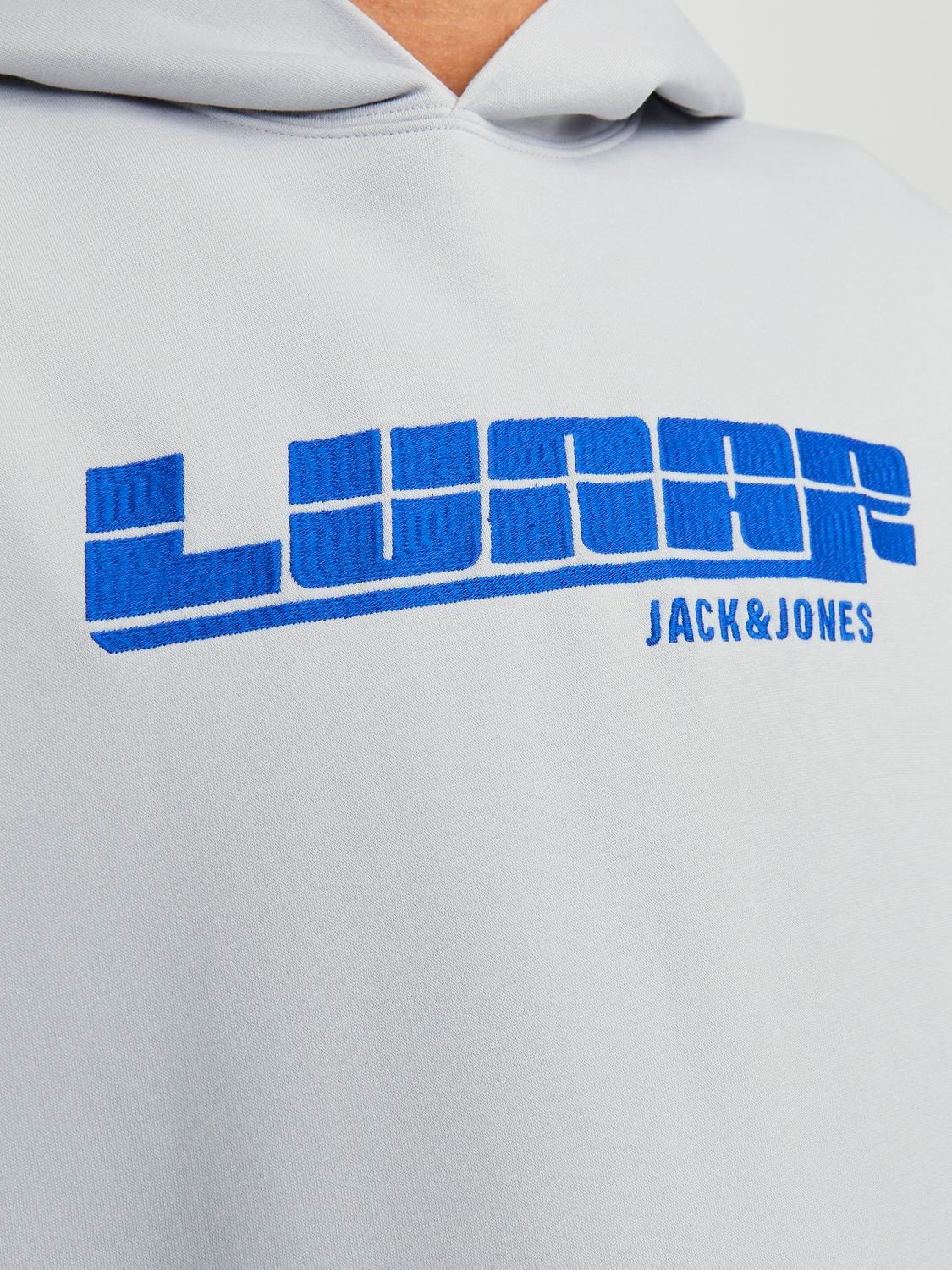 Jack & Jones Gedrukt Hoodie -High-rise - 12247036