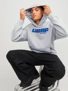 Jack & Jones Hoodie -High-rise - 12247036
