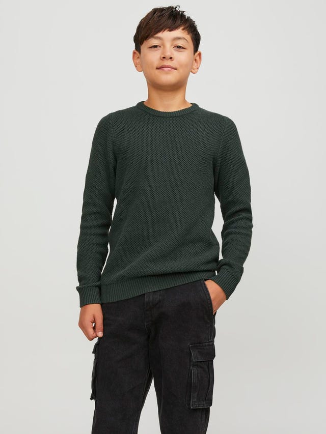 Jack & Jones Crewneck Stickad tröja För pojkar - 12247056